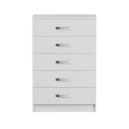Cômoda Irene 5 Gavetas Evidência Branco - Mobly Imagem de Cômoda Irene 5 Gavetas Evidência Branco