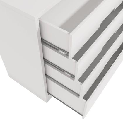 Imagem de Cômoda Kappesberg 4 Gavetas Branco S824