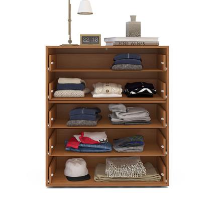 Imagem de Cômoda Lisboa 5 Gavetas Freijó/Creme - Politorno