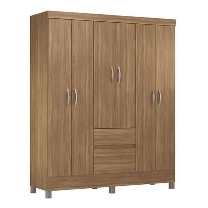 Imagem de Cômoda London e Guarda Roupa Casal Flash 2 Amêndola Touch - Demóbile