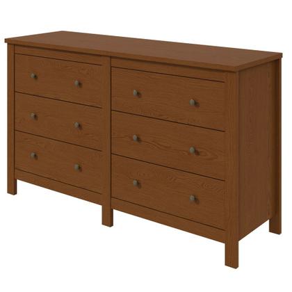 Imagem de Cômoda Maggiore 6 Gavetas com Estilo Retrô Lopas