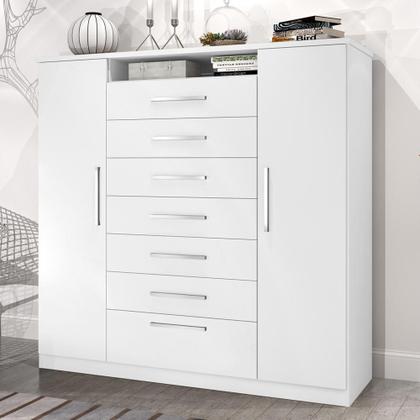 Imagem de Cômoda Mega 2 Portas J&A Branco