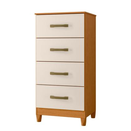 Imagem de Cômoda Multiuso Organizadora Quarto Mobi com 4 Gavetas