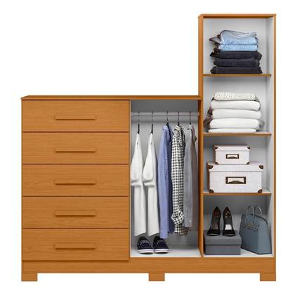 Imagem de Cômoda New Master 5 Gavetas Cinamomo - ABZ
