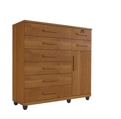 Imagem de Cômoda New Vitória 8 Gavetas 1 Porta Benetil Móveis - Cinamomo
