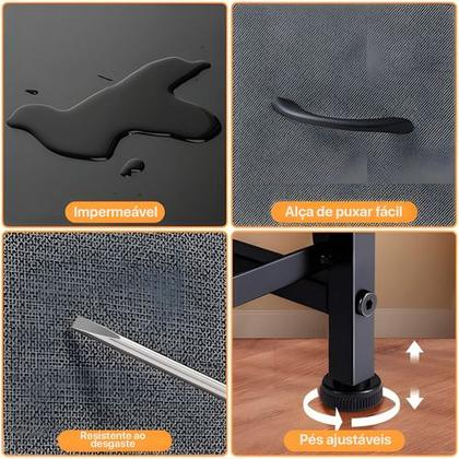 Imagem de Cômoda organizadora Decoteam com 7 Gavetas Multiuso