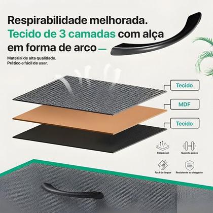 Imagem de Cômoda organizadora Decoteam com 7 Gavetas Multiuso