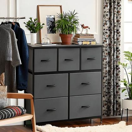 Imagem de Cômoda organizadora Decoteam com 7 Gavetas Multiuso