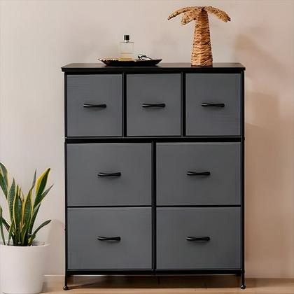Imagem de Cômoda organizadora Decoteam com 7 Gavetas Multiuso