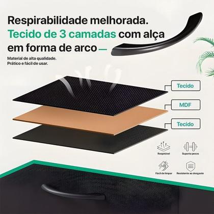 Imagem de Cômoda organizadora Decoteam com 7 Gavetas Multiuso