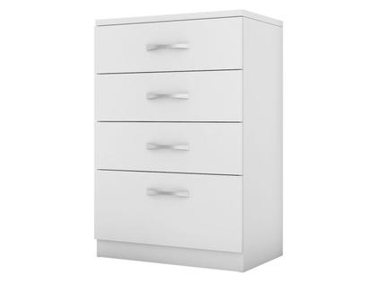 Imagem de Cômoda P/ Roupas Quarto Casal/Solteiro 4 Gavetas Astral