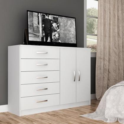 Imagem de Cômoda Panamá 2 PT 5 GV Branca