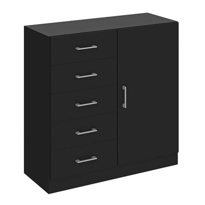 Imagem de Cômoda para Quarto 1 Porta 5 Gavetas Miami