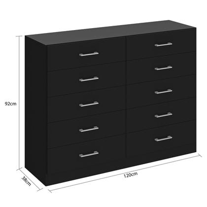 Imagem de Cômoda para Quarto 10 Gavetas Caribe