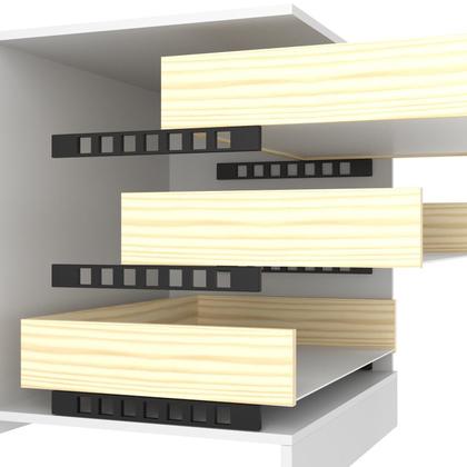 Imagem de Cômoda para Quarto 10 Gavetas Premium Marbela Branco