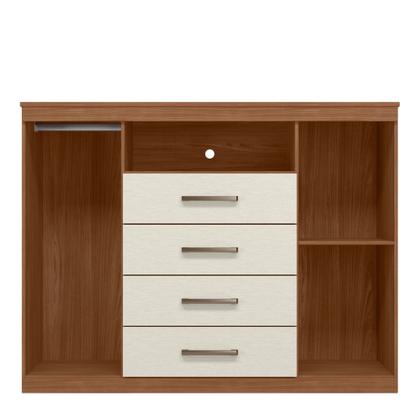 Imagem de Cômoda para Quarto 2 Portas 4 Gavetas 1 Nicho Master