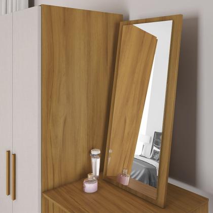 Imagem de Cômoda para Quarto 3 Gavetas e 2 Portas com Espelho NT5165