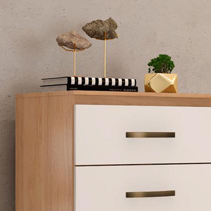 Imagem de Cômoda para Quarto 4 Gavetas Lisa MDP