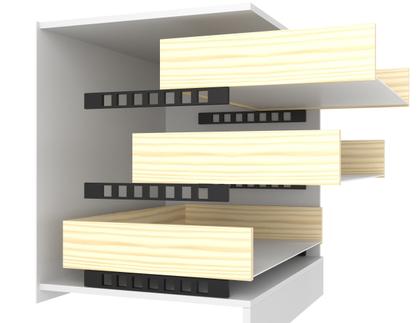 Imagem de Cômoda para Quarto 5 Gavetas e 2 Portas Austin Branco