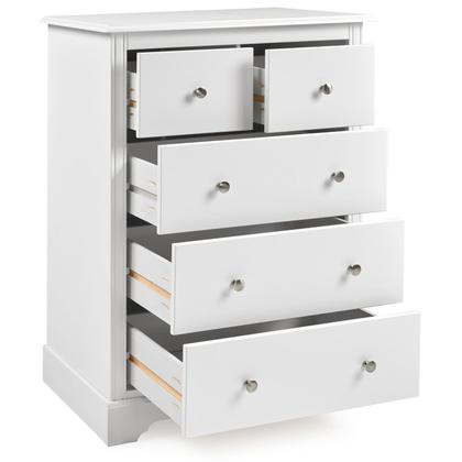 Imagem de Cômoda para Quarto 5 Gavetas Louise Branco