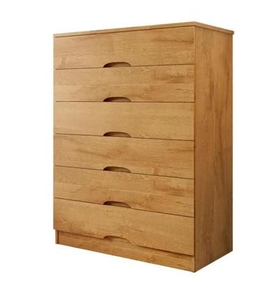 Imagem de Cômoda Para Quarto 6 Gavetas Sevilha Made Marcs Peroba