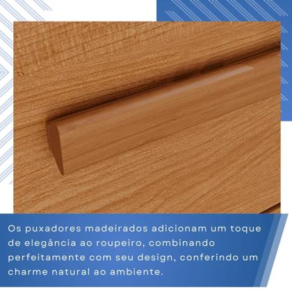 Imagem de Cômoda para Quarto 8 Gavetas Diamante Espresso Móveis Marrom/Cinamomo