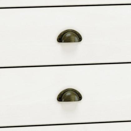 Imagem de Cômoda Para Quarto Closet 4 Gavetas Madeira Maciça Mazzaro F06 Branco Freijó - Lyam Decor