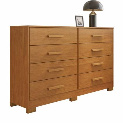 Imagem de Cômoda para Quarto com 8 Gavetas Olga Marrom/Cinamomo