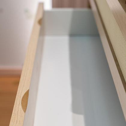 Imagem de Cômoda para Quarto de Bebê MDF com telinha 4 gavetas Linha Paglia Quater