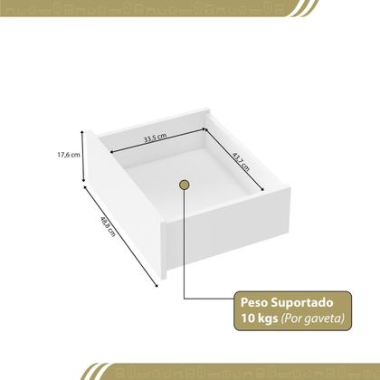 Imagem de Cômoda para Quarto Infantil 10 Gavetas Melinda