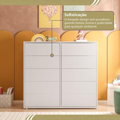 Imagem de Cômoda para Quarto Infantil 10 Gavetas Melinda