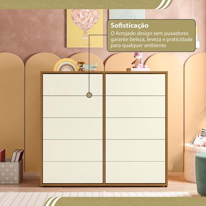 Imagem de Cômoda para Quarto Infantil 10 Gavetas Melinda