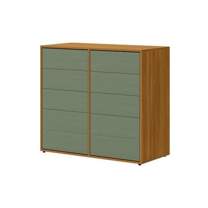Imagem de Cômoda para Quarto Infantil 10 Gavetas Melinda Freijó / Verde