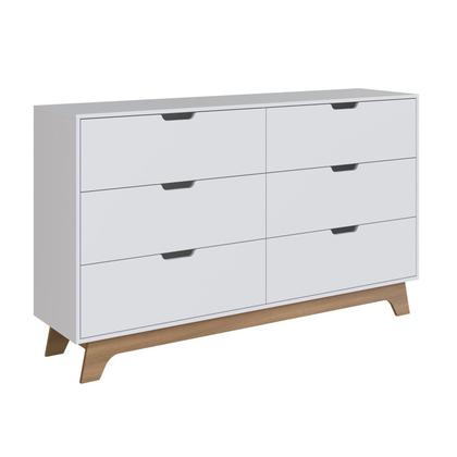 Imagem de Cômoda para Quarto Infantil 6 Gavetas 100% Mdf Alice