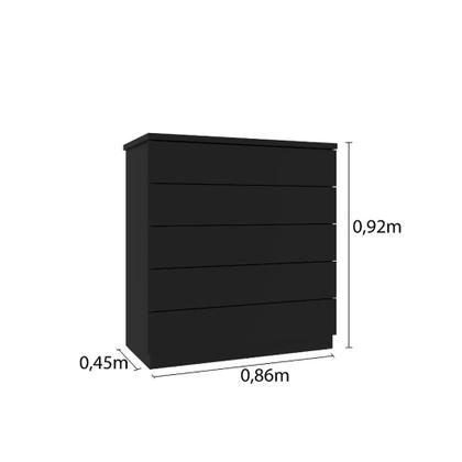 Imagem de Cômoda Premium Com 5 Gavetas Tcil