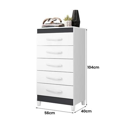 Imagem de Cômoda Quarto Esmeralda com 5 Gavetas 