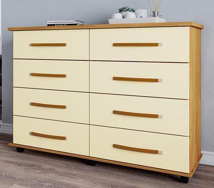 Imagem de Cômoda Quarto Jade com 08 Gavetas e Rodízios