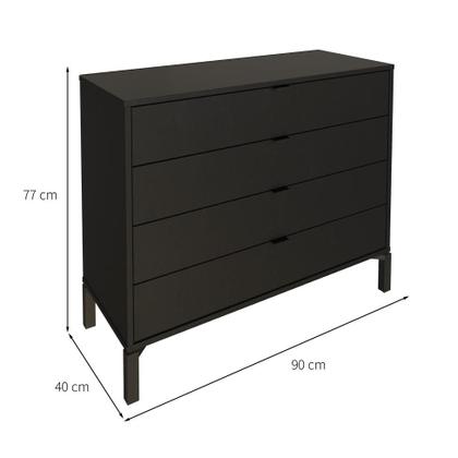 Imagem de Cômoda Queens 4 GV Preta