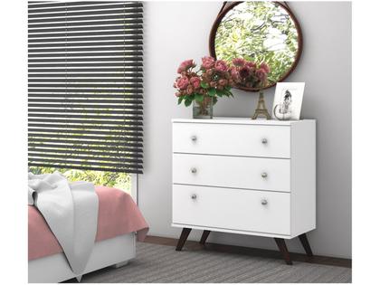 Imagem de Cômoda Retrô com 3 Gavetas RT3018 Movelbento