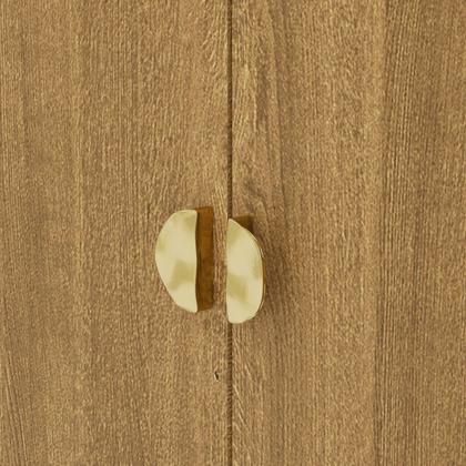 Imagem de Cômoda Roupeiro Cristal 4 Gavetas 2 Portas Nature - Vila Rica