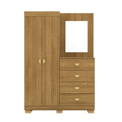 Imagem de Cômoda Roupeiro Cristal com Espelho para Quarto - Nature Vila Rica