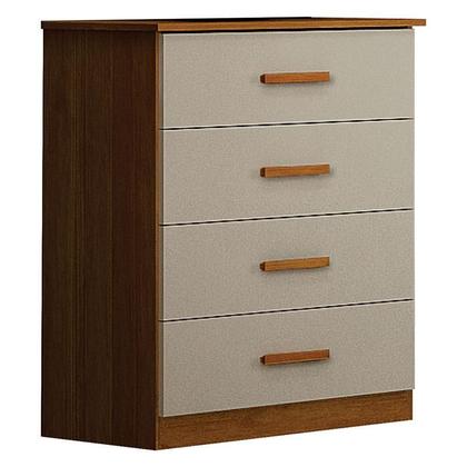 Imagem de Cômoda Rubi 4 Gavetas Cinamomo Off White Leifer Móveis