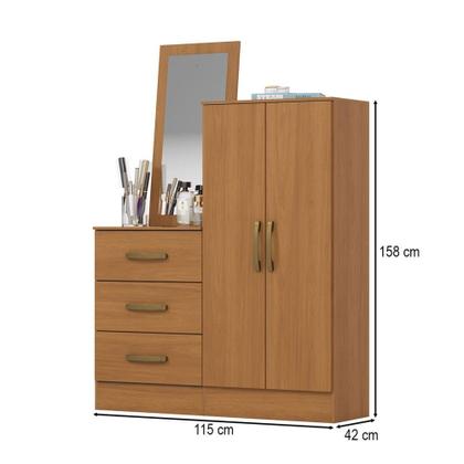 Imagem de Cômoda Sapateira 2 Portas 3 Gavetas Cinamomo B700 - Henn