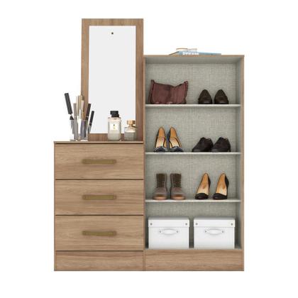 Imagem de Cômoda Sapateira Chris 2 Portas 3 Gavetas Casa 812