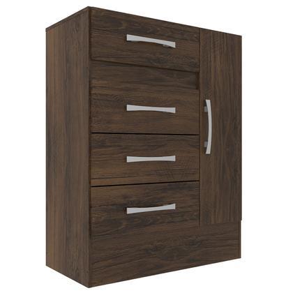 Imagem de Cômoda Sapateira Grande Duquesa 4 Gavetas 1 Porta