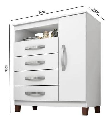 Imagem de Comoda sapateira incorplac cannes 1p 4g malbec
