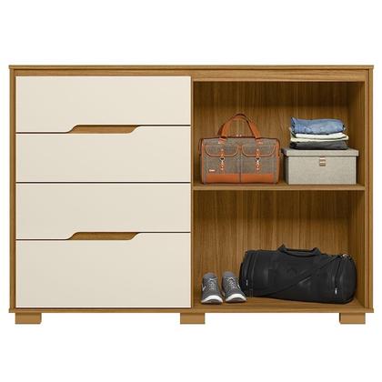 Imagem de Cômoda Sapateira Texas Freijó Off White - Moval