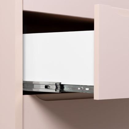 Imagem de Cômoda Theo 1 Porta com Pés Square Natural - Rosa