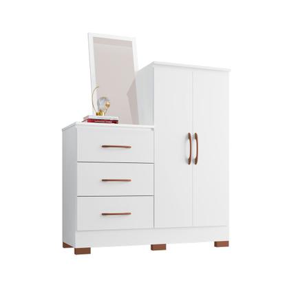 Imagem de Cômoda Torino 100 MDF 2 Portas 3 Gavetas