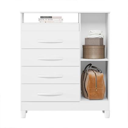 Imagem de Cômoda Turquesa 1 Porta e 4 Gavetas - Móveis Albatroz